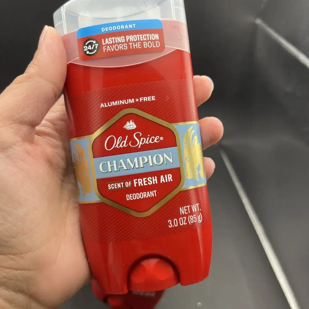 Old Spice Men's Deodorant Champion 3oz 4 Pack Discontinued Scent Aluminum Free